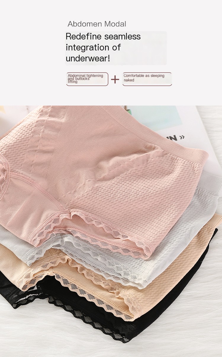 Lace-trimmed women's triangle underwear