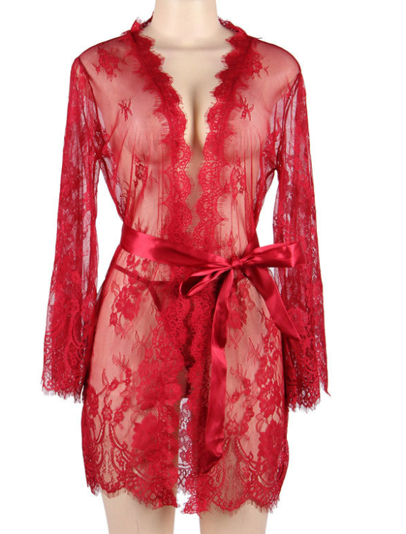Blue Lace Robe