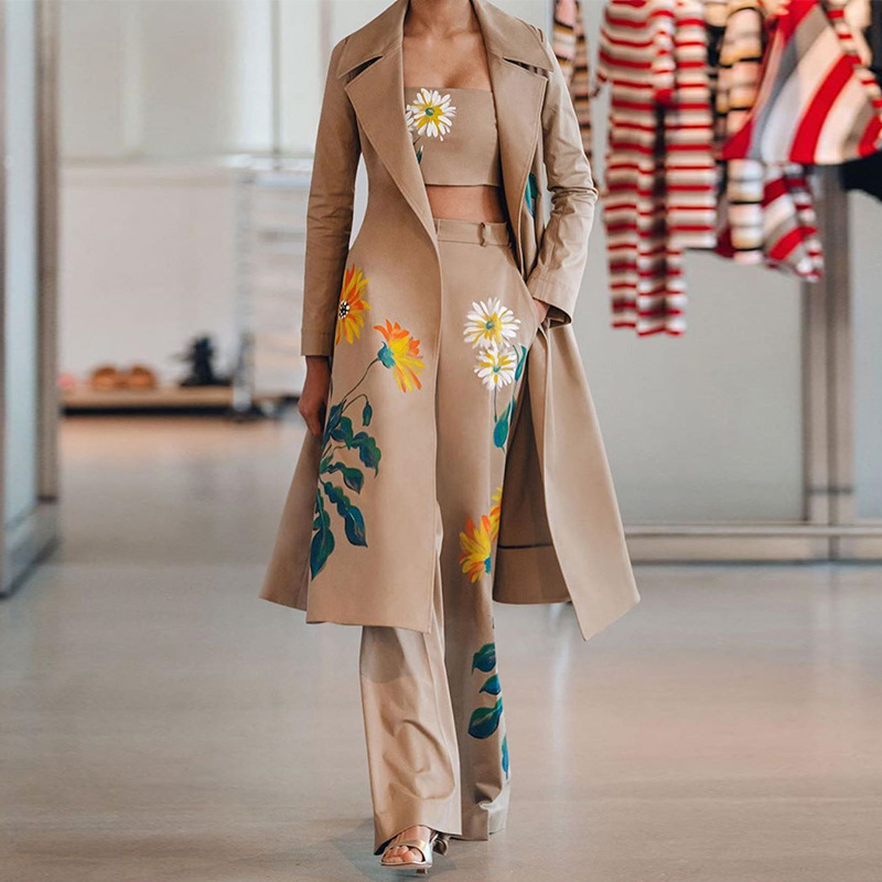 Long Printed Jacket