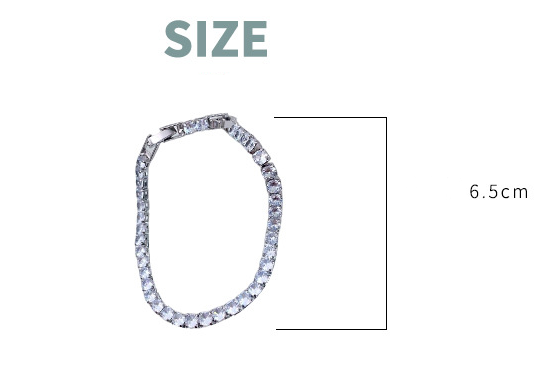 Women's New High Carbon Full Diamond Bracelet Image 3