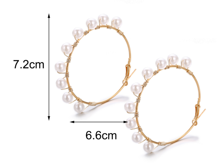 Pearl Earrings Image 1