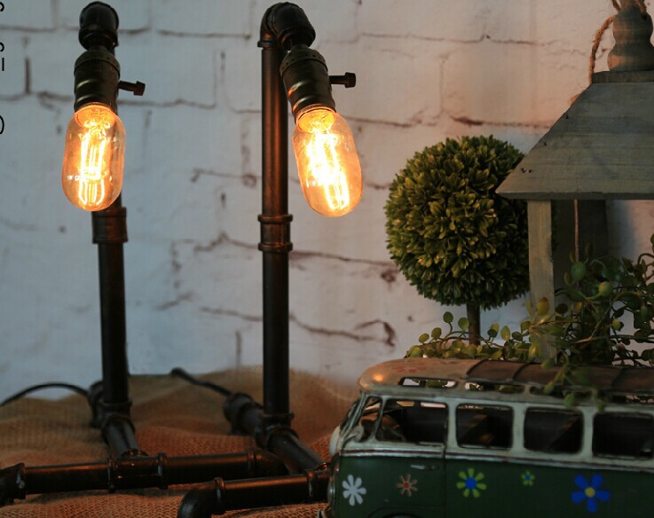 Water Pipe Lamp - Antique Style