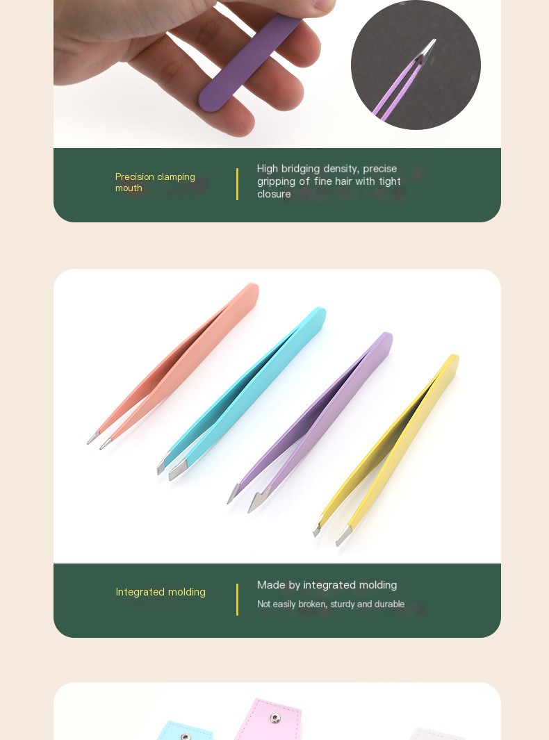 Eyebrow Tweezers Set 6
