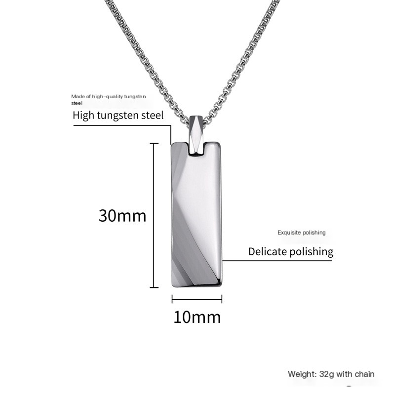 Stylish Tungsten Steel Pendant