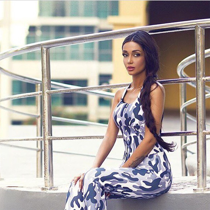 Camouflage Yoga Jumpsuit 1