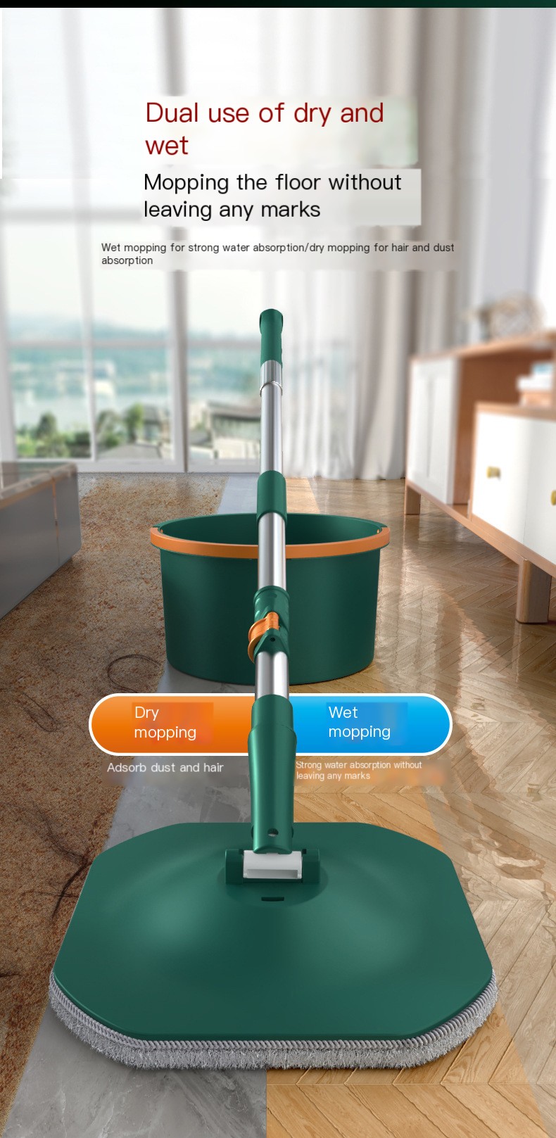 Lift Rotating Flat Mop - Image 14
