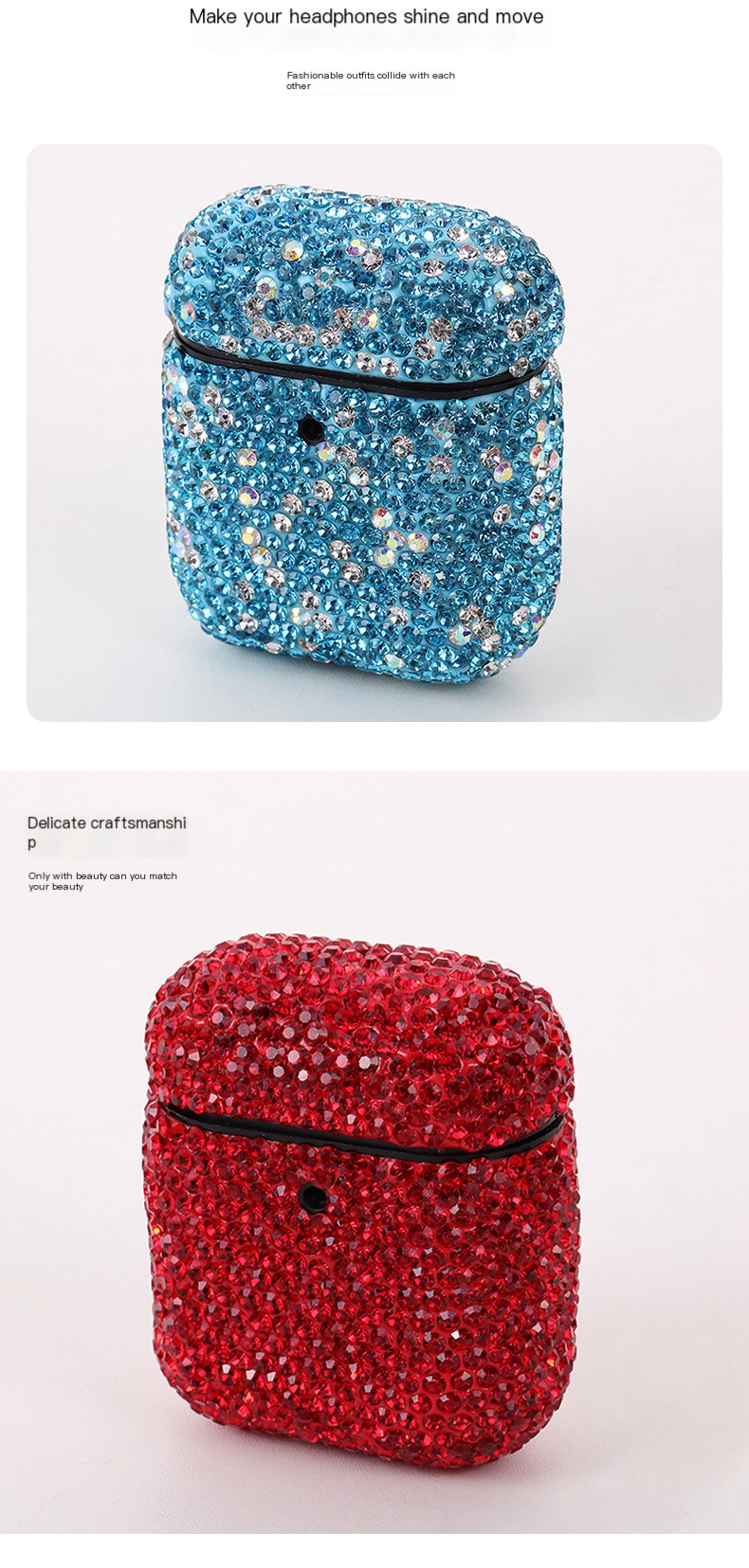 AirPods Rhinestone Protection Case