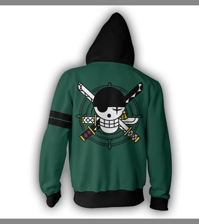 3D Printed Zipper Hoodie - 5