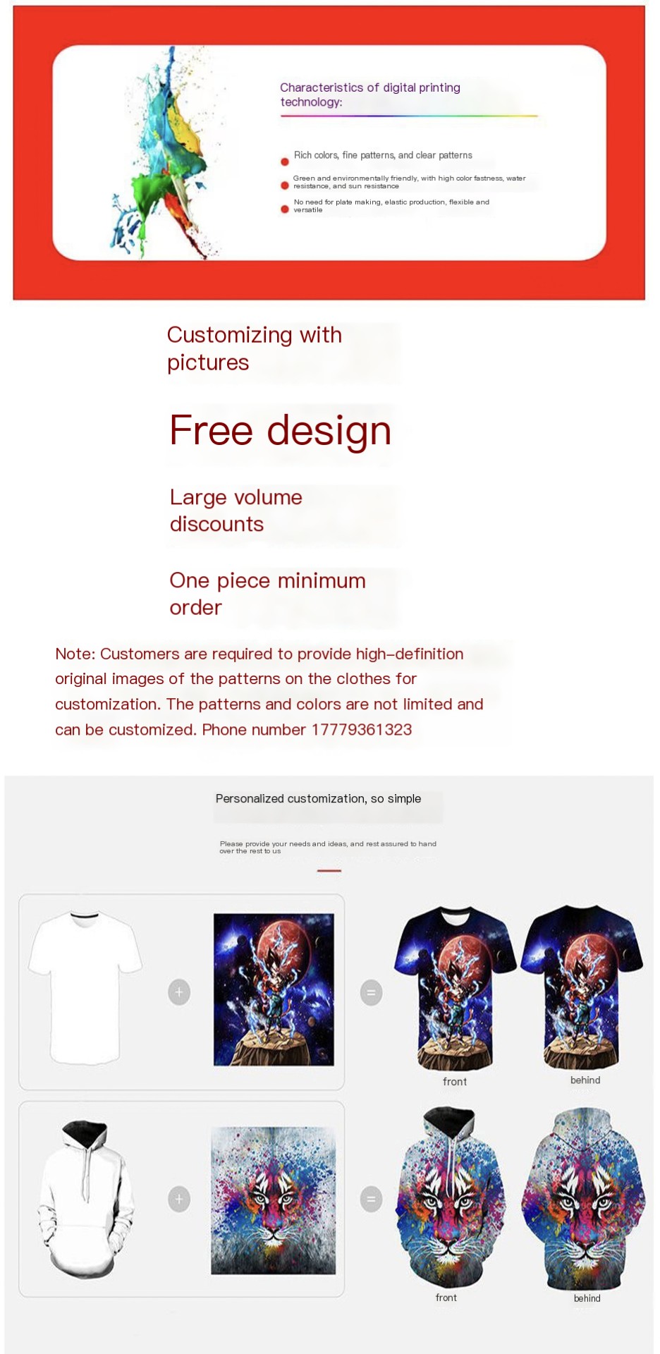 3D Digital Printed Polo Shirt Set 2