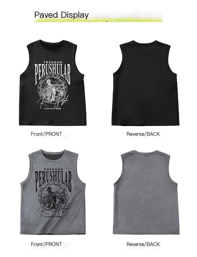 American Vintage Distressed Sleeveless Vest - Image 3