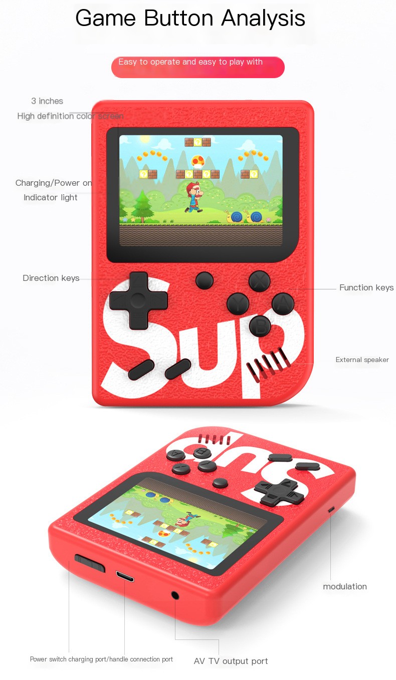 Sup Handheld Game Console - Colors