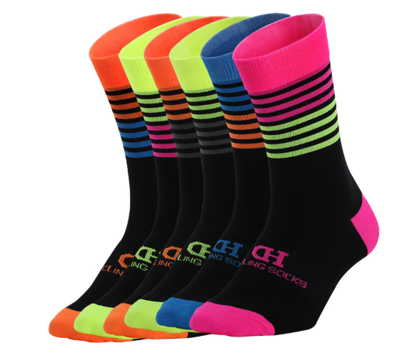 Color Variations of Cycling Sports Socks