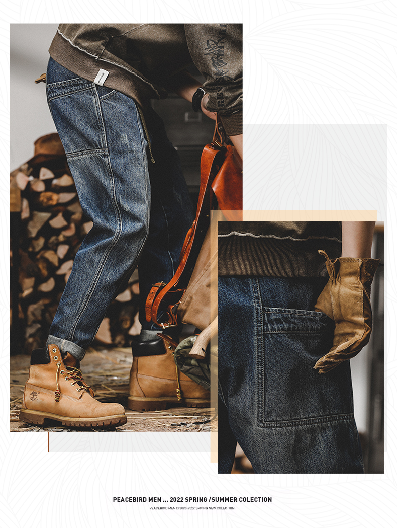 Schwere Retro-Jeans Bild 7