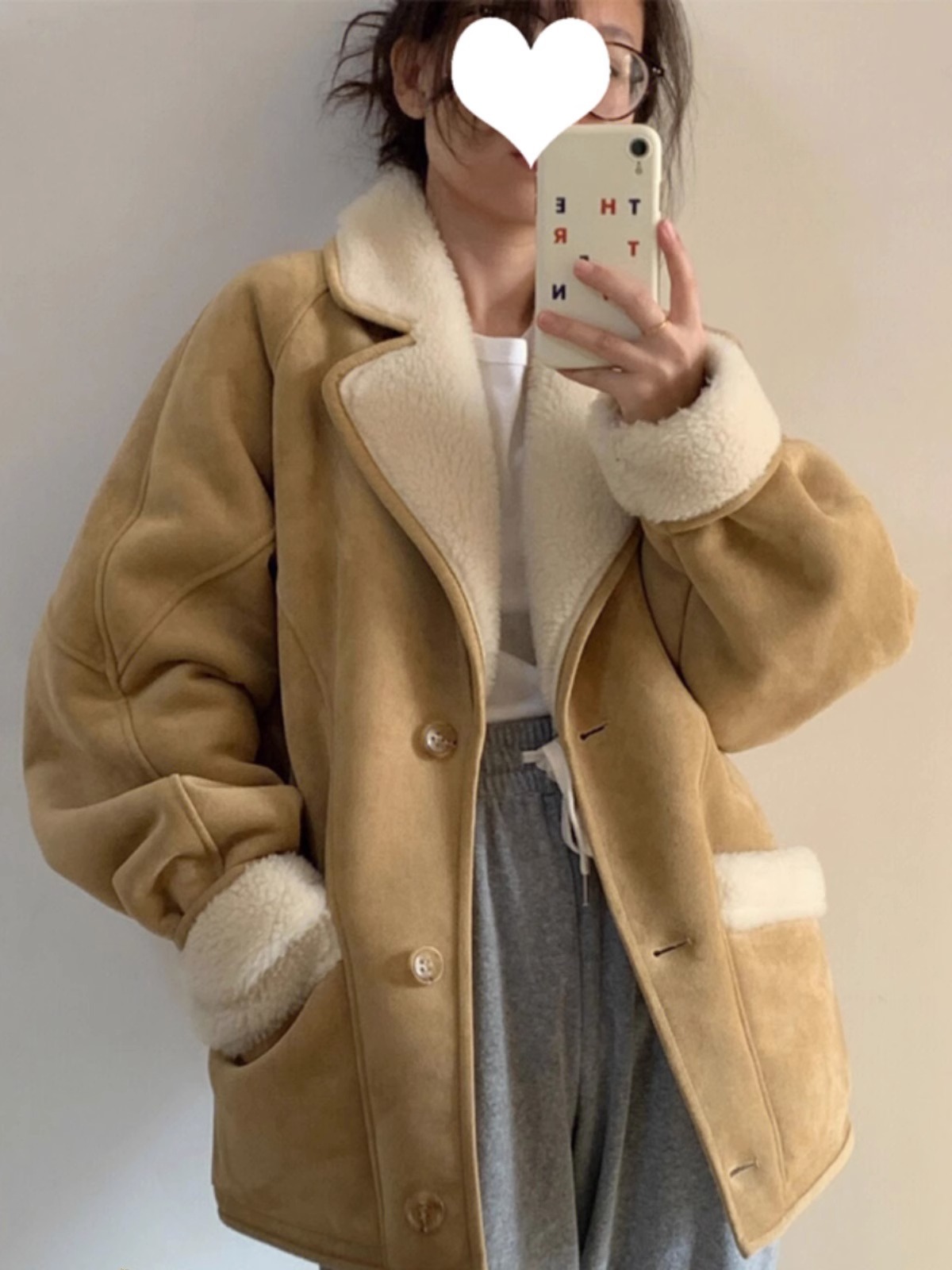 Suede Short Coat Image 4
