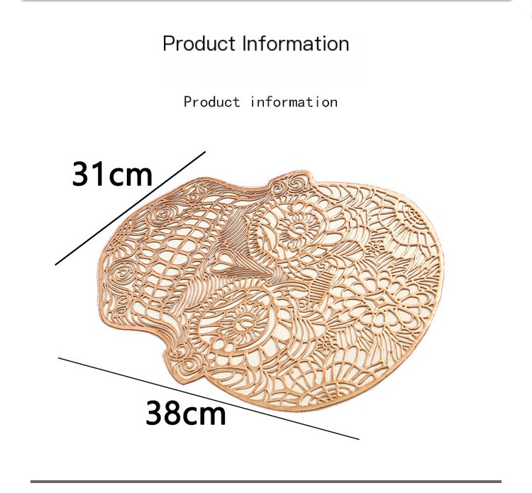 Skull Hollow Table Mat Black