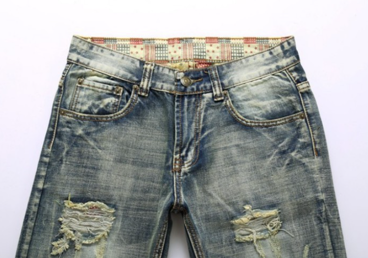 Men's Shredded Nostalgic Jeans 2