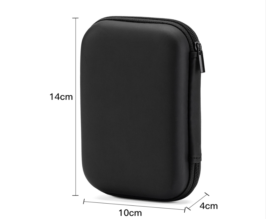 Eva bag earphone storage bag digital electronic product storage box mobile hard disk box power cable zipper bag