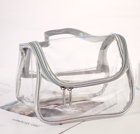 Clear Toiletry Bag - Zipper Detail