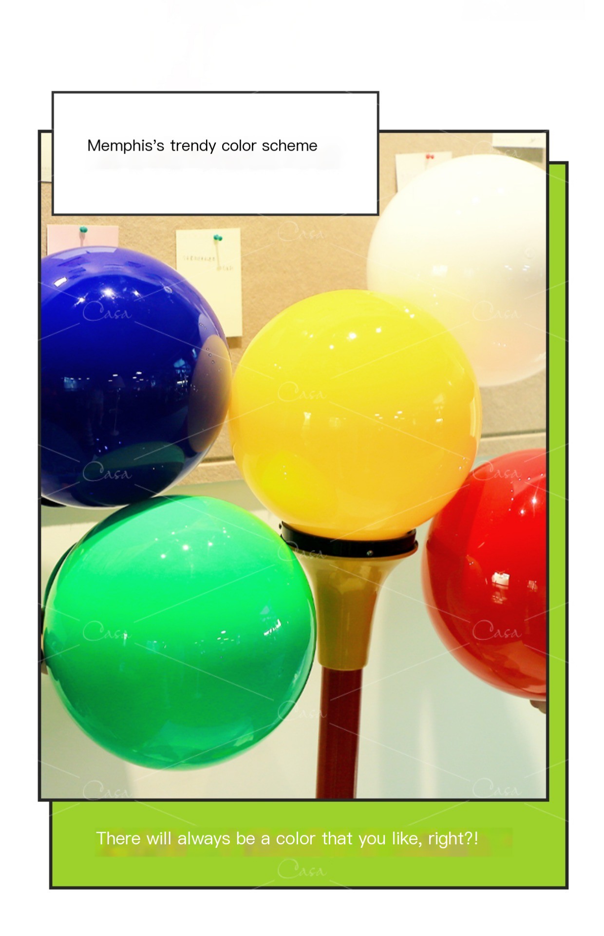 Memphis Colored Floor Lamp Image 2