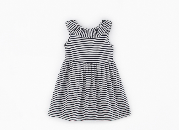 Striped children's dress 4