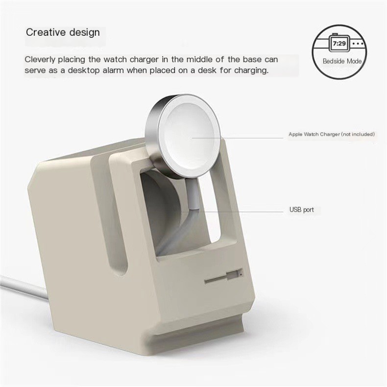 Retro MAC Silicone Charging Stand in Black