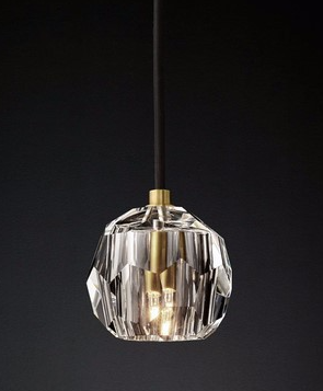 Glass Cord Pendant Light
