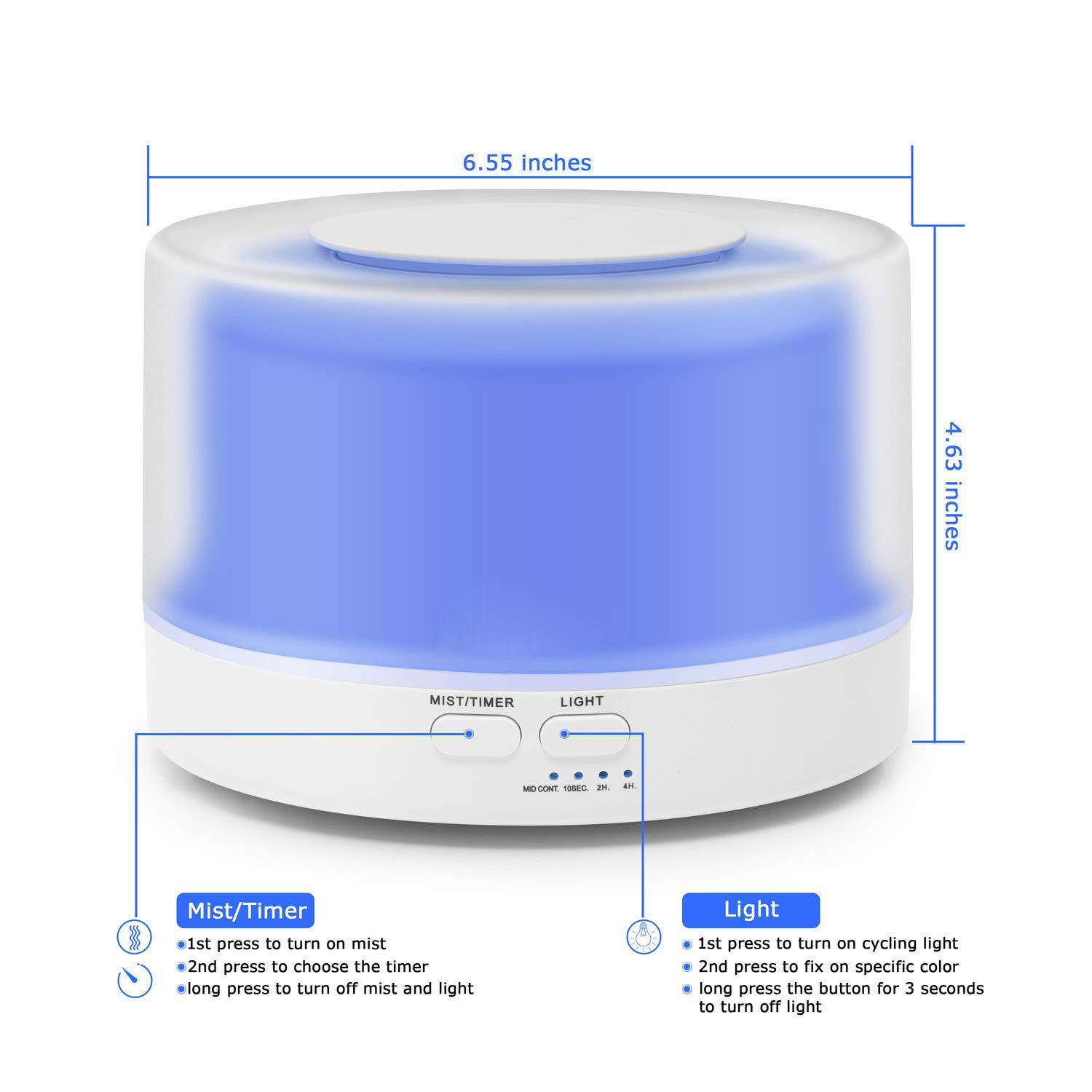 Aromatherapy Humidifier in Use