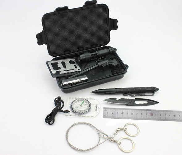 Multi-Functional Outdoor Survival Emergency Kit Image 3