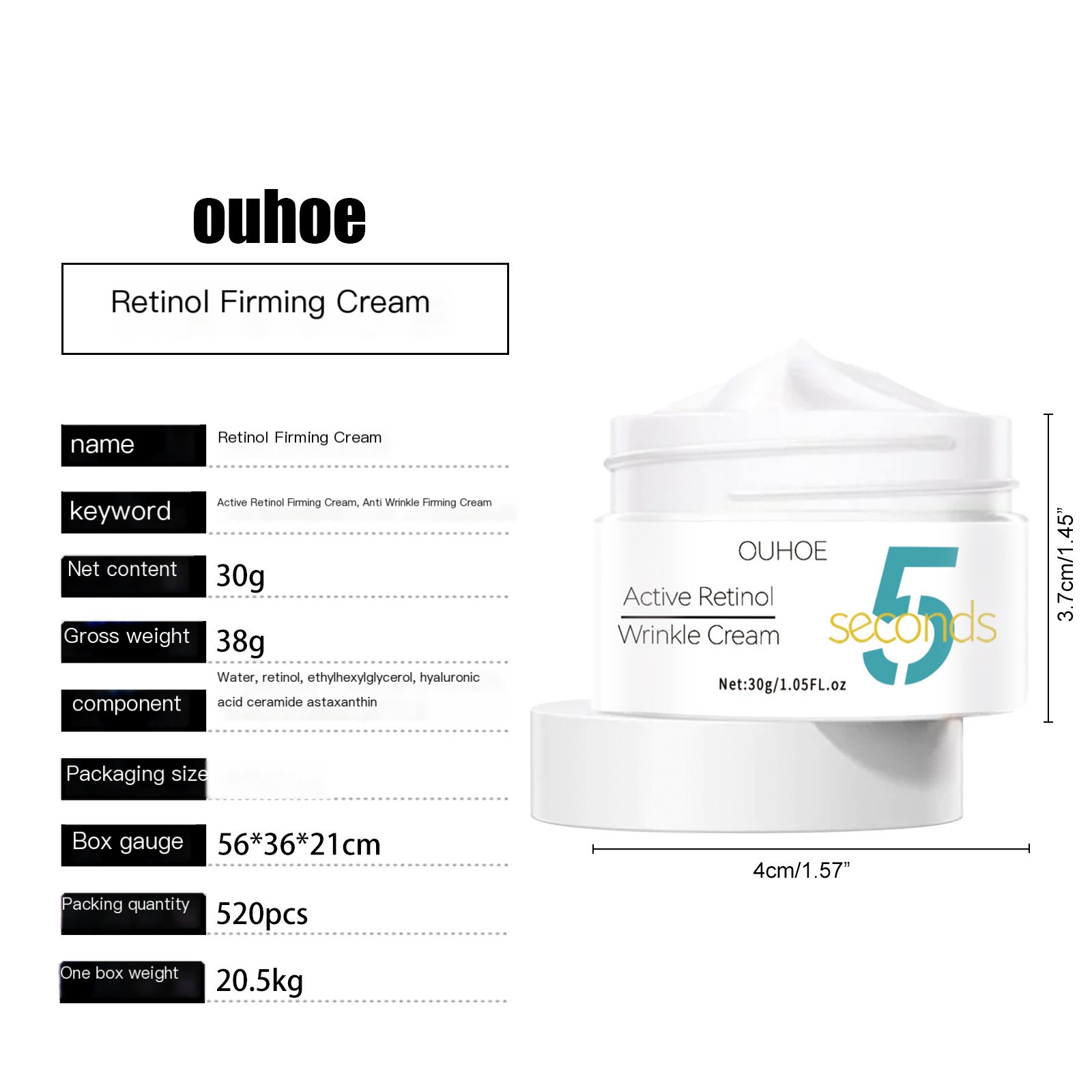 OUHEO Retinol Firming Cream