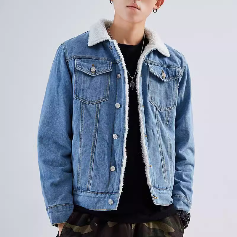 Men's Denim Jacket Back View