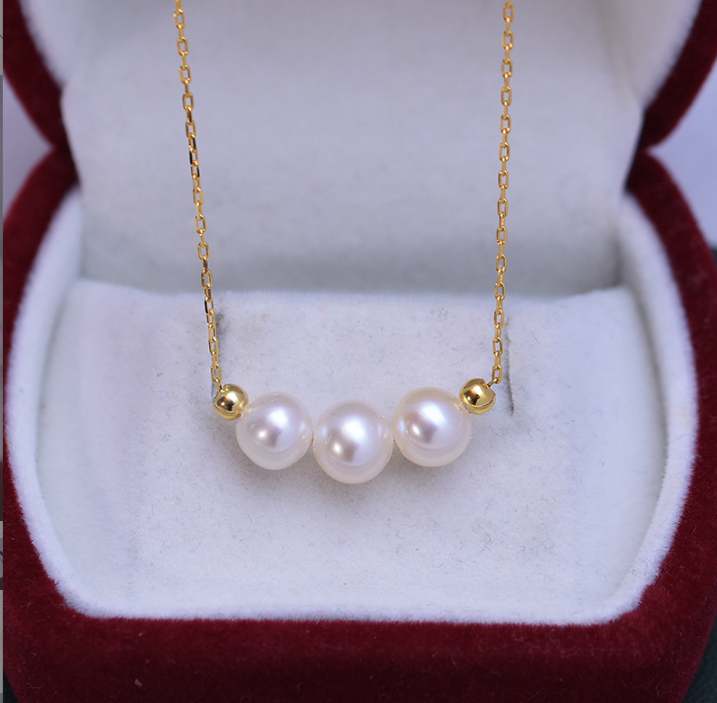 Pearl Pendant Necklace and Ring Set