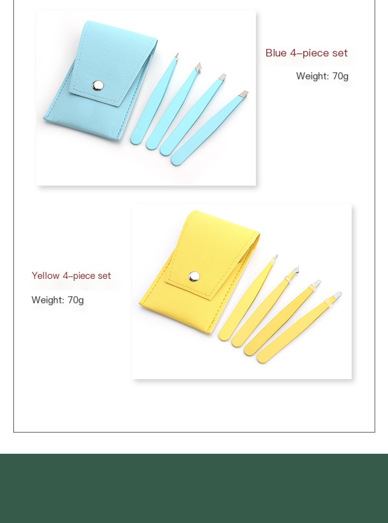 Eyebrow Tweezers Set 4