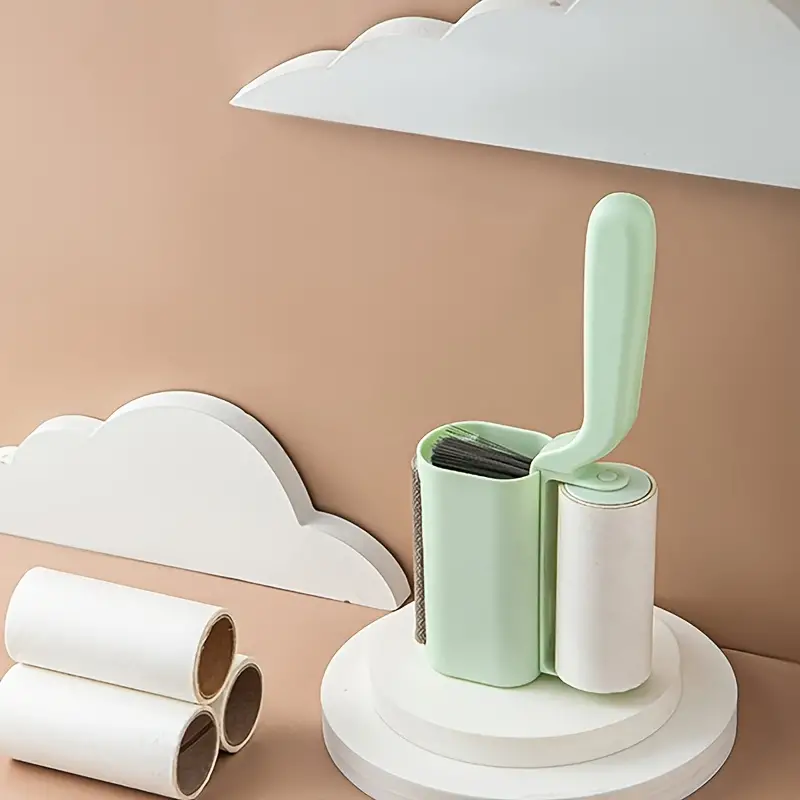 1pc resuable lint roller brush soft bristles multifunctional cleaning brush for clothes sweater blanket image