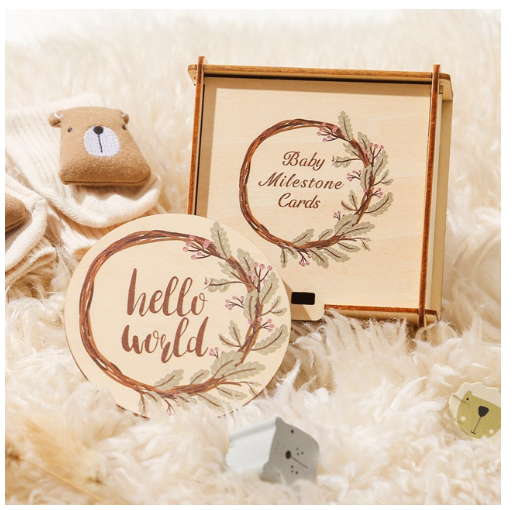 Eucalyptus Leaf Milestone Card 5