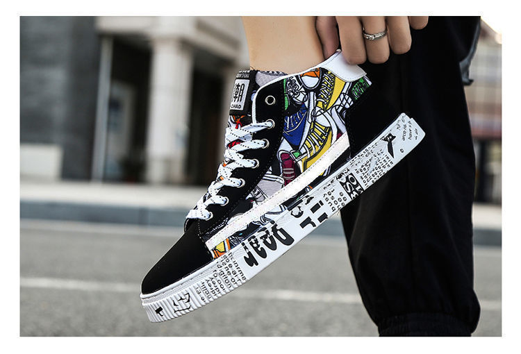 Chinese-style canvas shoes 3