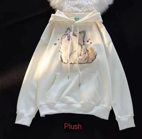 Embroidered Kitten Sweatshirt 2