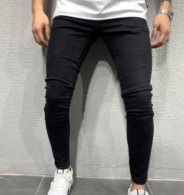 Men's Denim Casual Pants 5