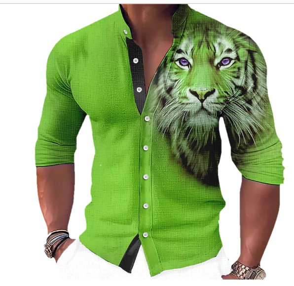 Camisa Tiger 3D Image 2