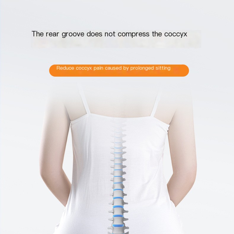 Memory foam hemorrhoid cushion seat cushion for long-term sitting without collapsing hollow breathable chair butt pad beautiful buttocks coccyx coccyx buttocks seat cushion