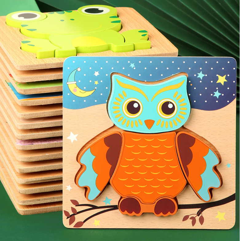 Montessori Marvels Wooden Educational Puzzle Board