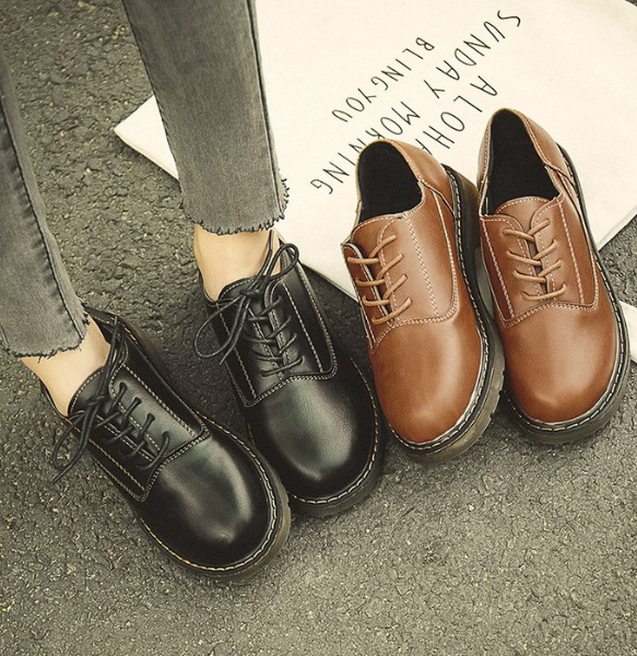 Fashion Quality Retro Leather Shoes