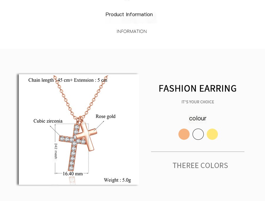 Cross Necklace Image 1
