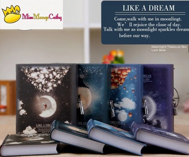Moonlight Treasure Box Lock Book Cover