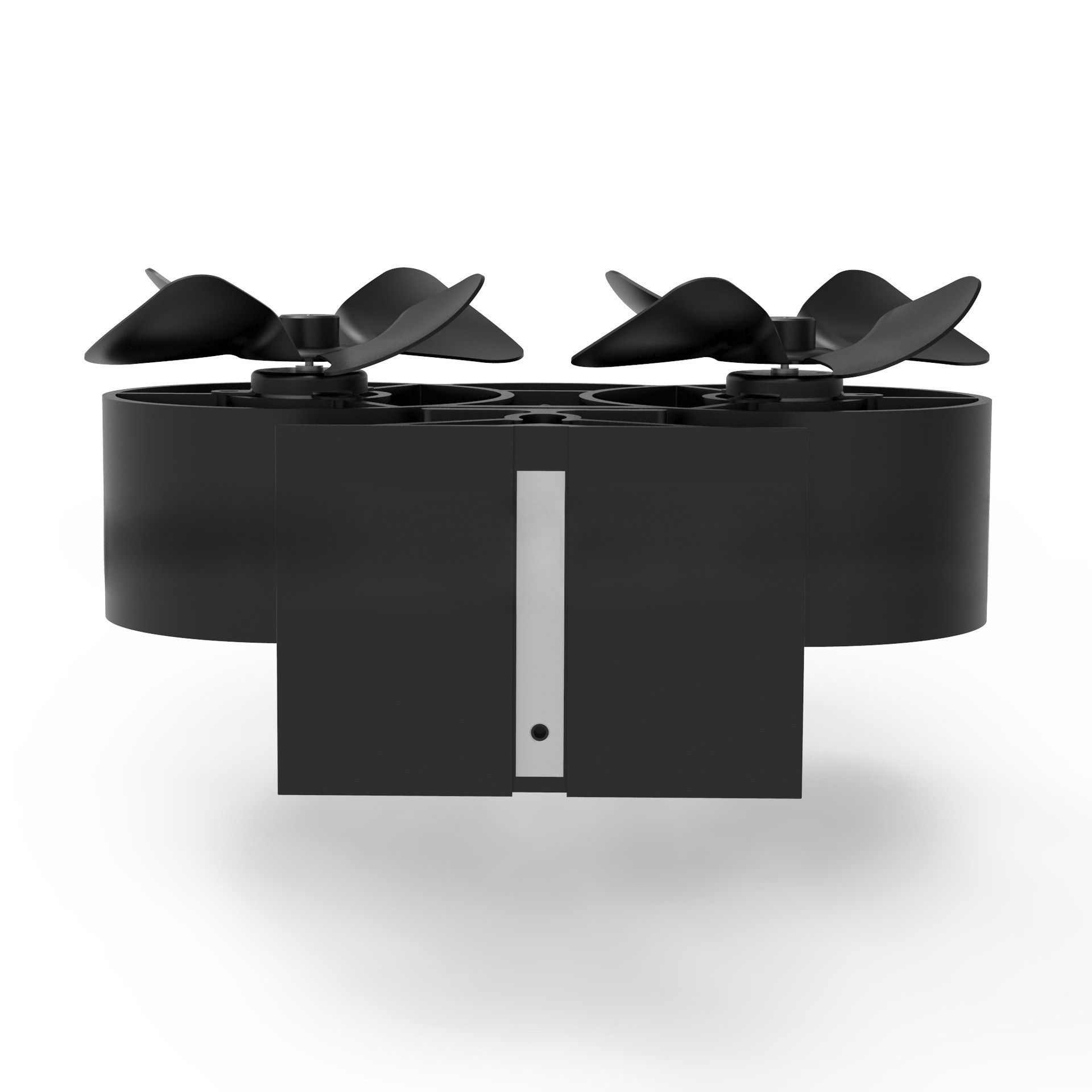 Thermal Energy Fireplace Fan - Silver