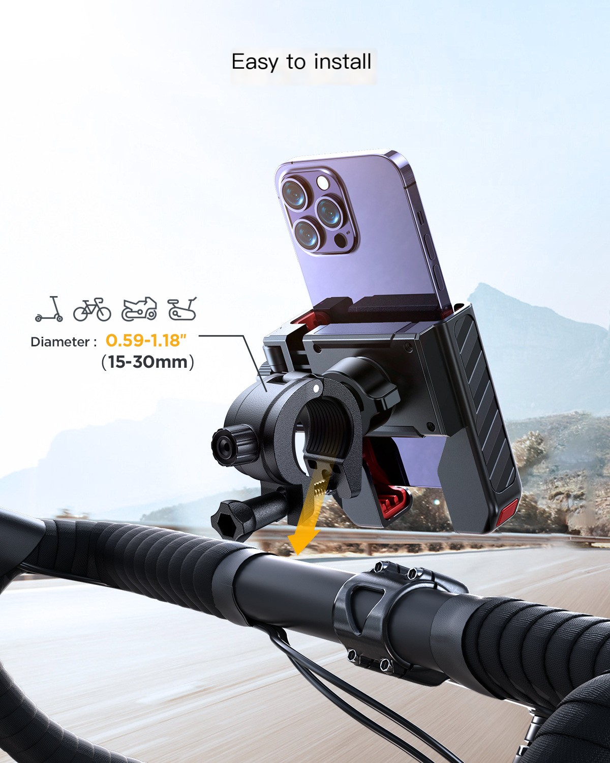 Lightning bike stand