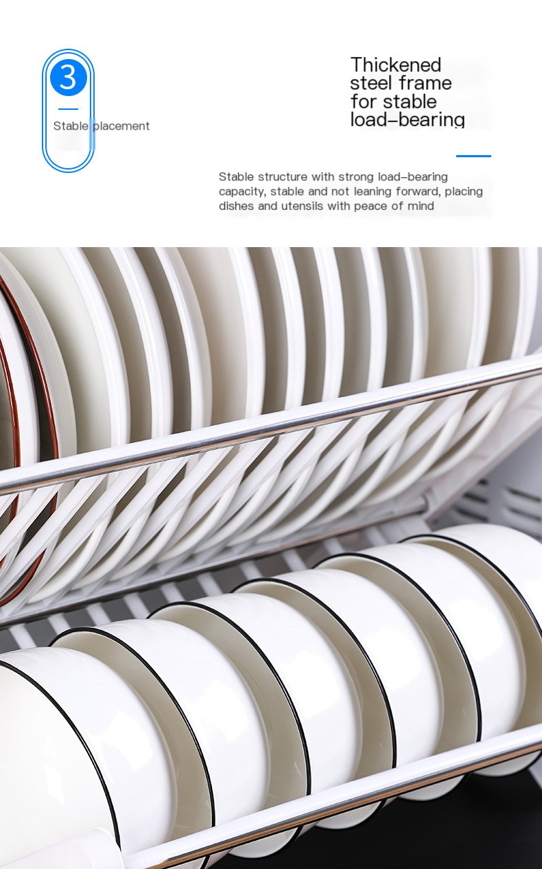 Folding Draining Bowl Rack
