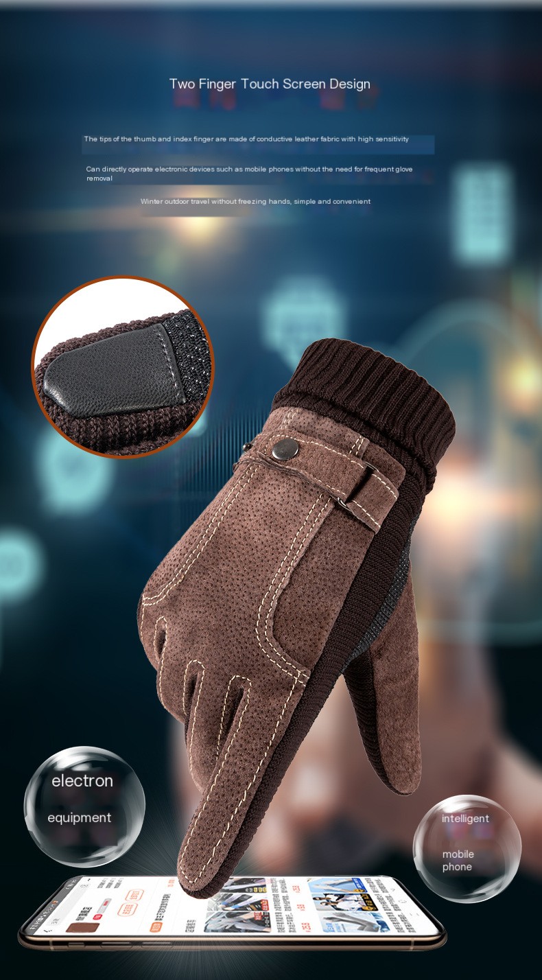 Leather Gloves Image 2