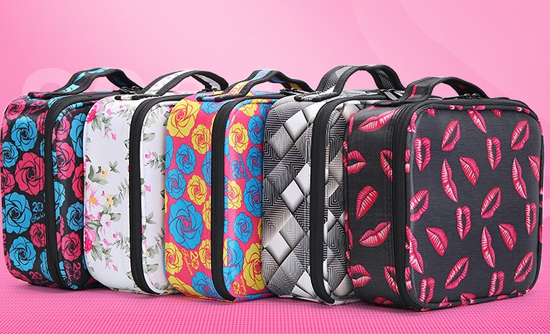 Lip Print Makeup Bag