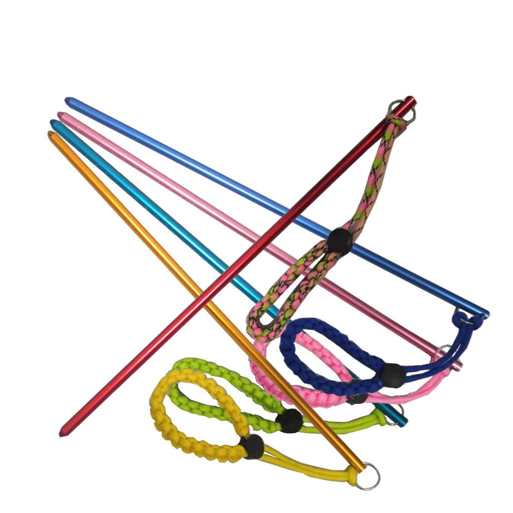 Factory supply aluminum alloy diving Ding Ding stick water probe anti-lost outdoor survival nylon hand rope outdoor equipment image