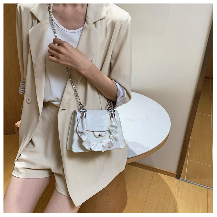 Crocodile Pattern Chain Bag 2